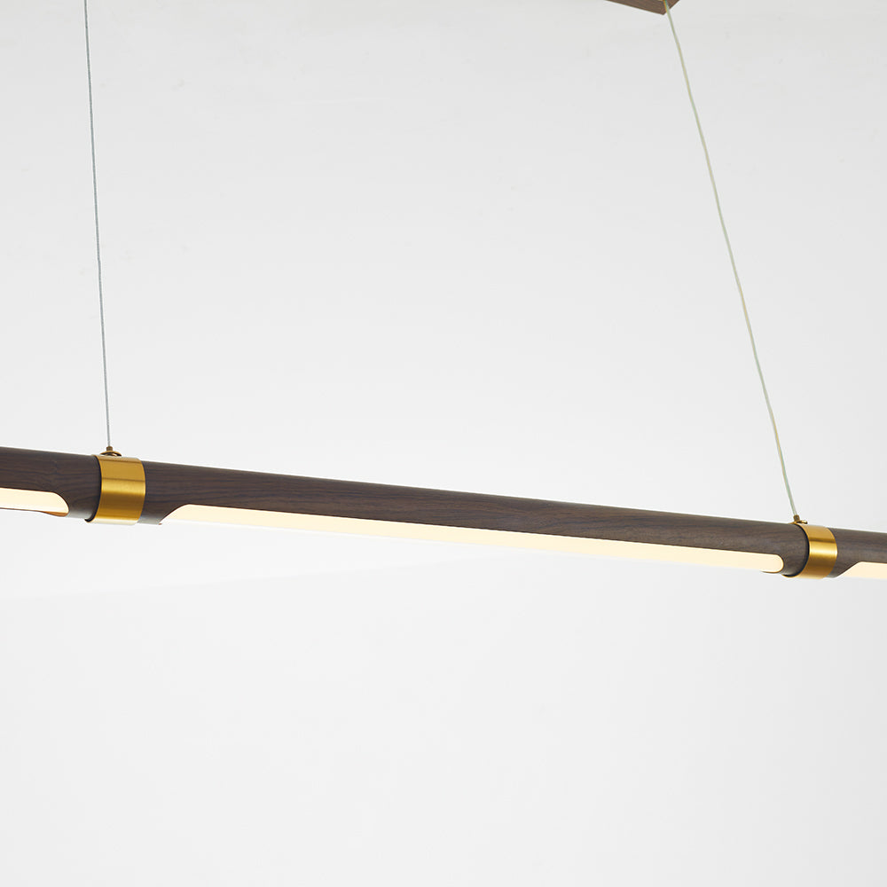 Muto moderne minimalistisk pendellampe, metal med vandtransfertræ