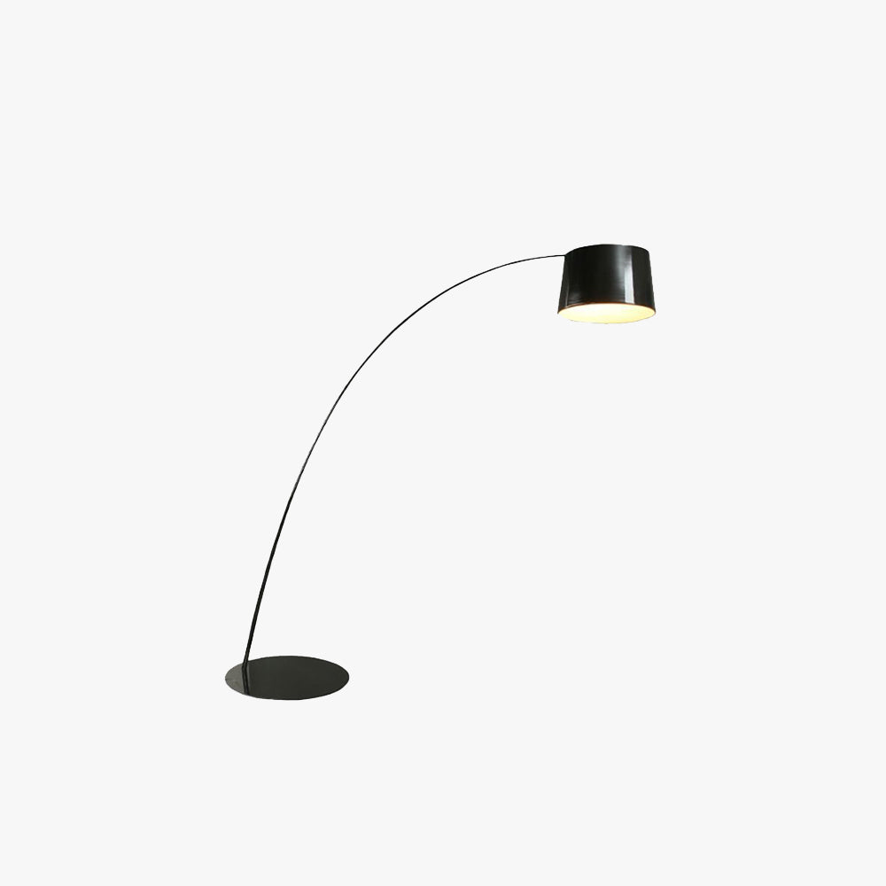 Eryn cool moderne gulvlampe med metalbue, sort/hvid/rød/blå, soveværelse