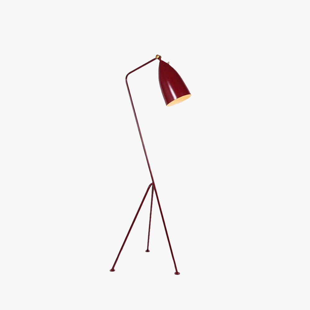 Morandi moderne sort metalgulvlampe med kopform, flere farver