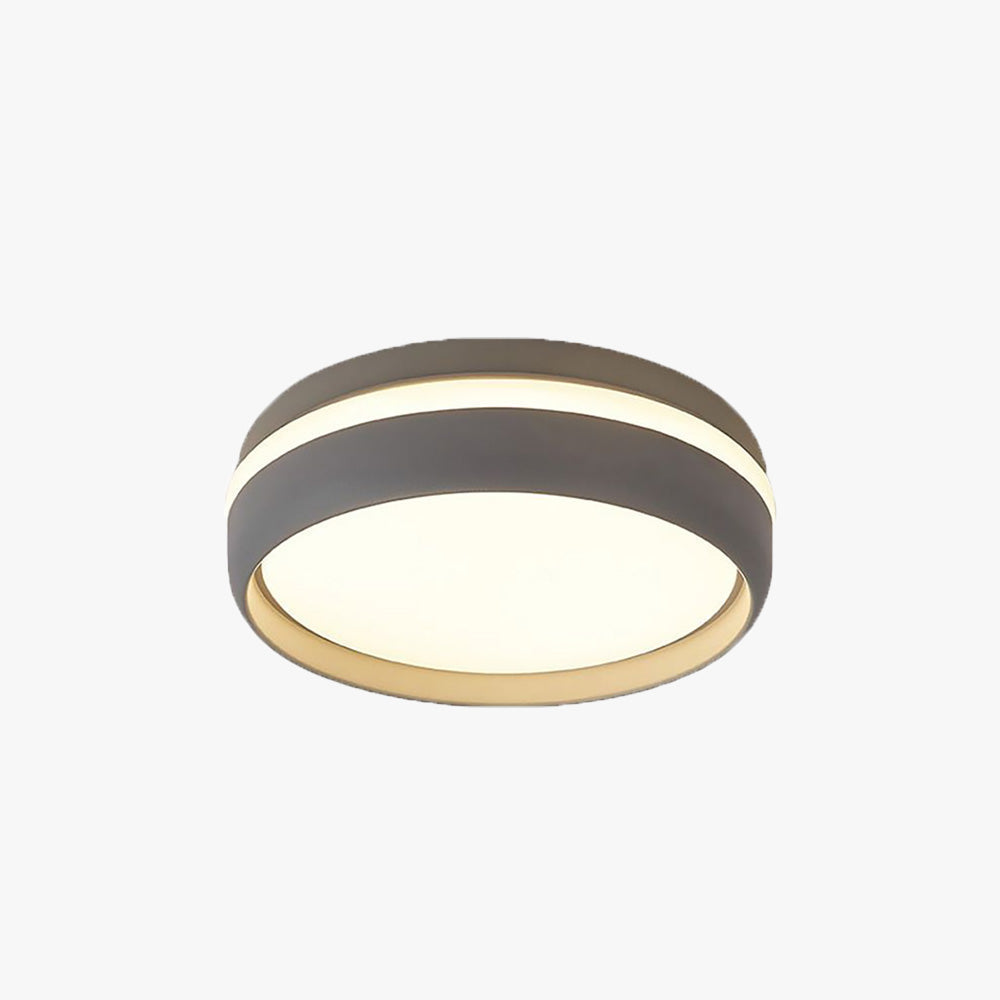 Lenior Ceiling Light Black Round