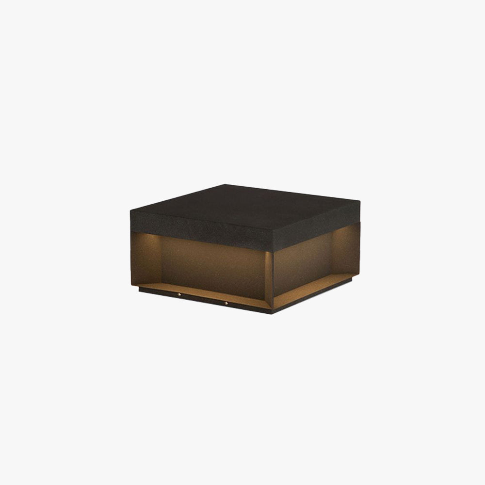 Lenovae Post Lamps Outdoor Modern Square Solar