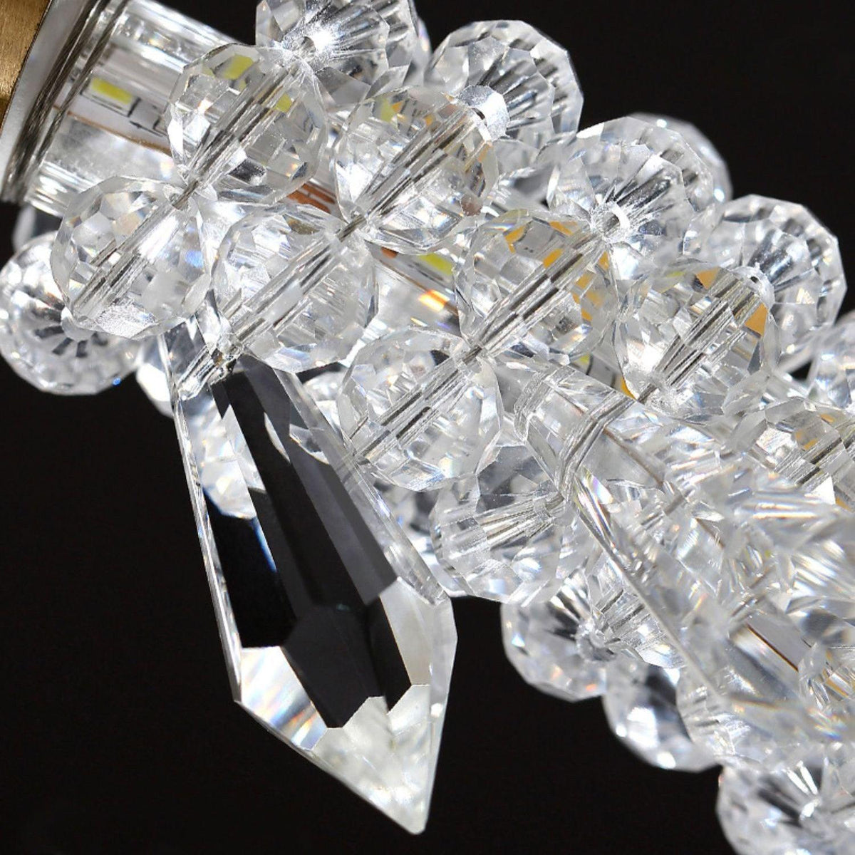 Lustre glæsilegt kristalshengiljós