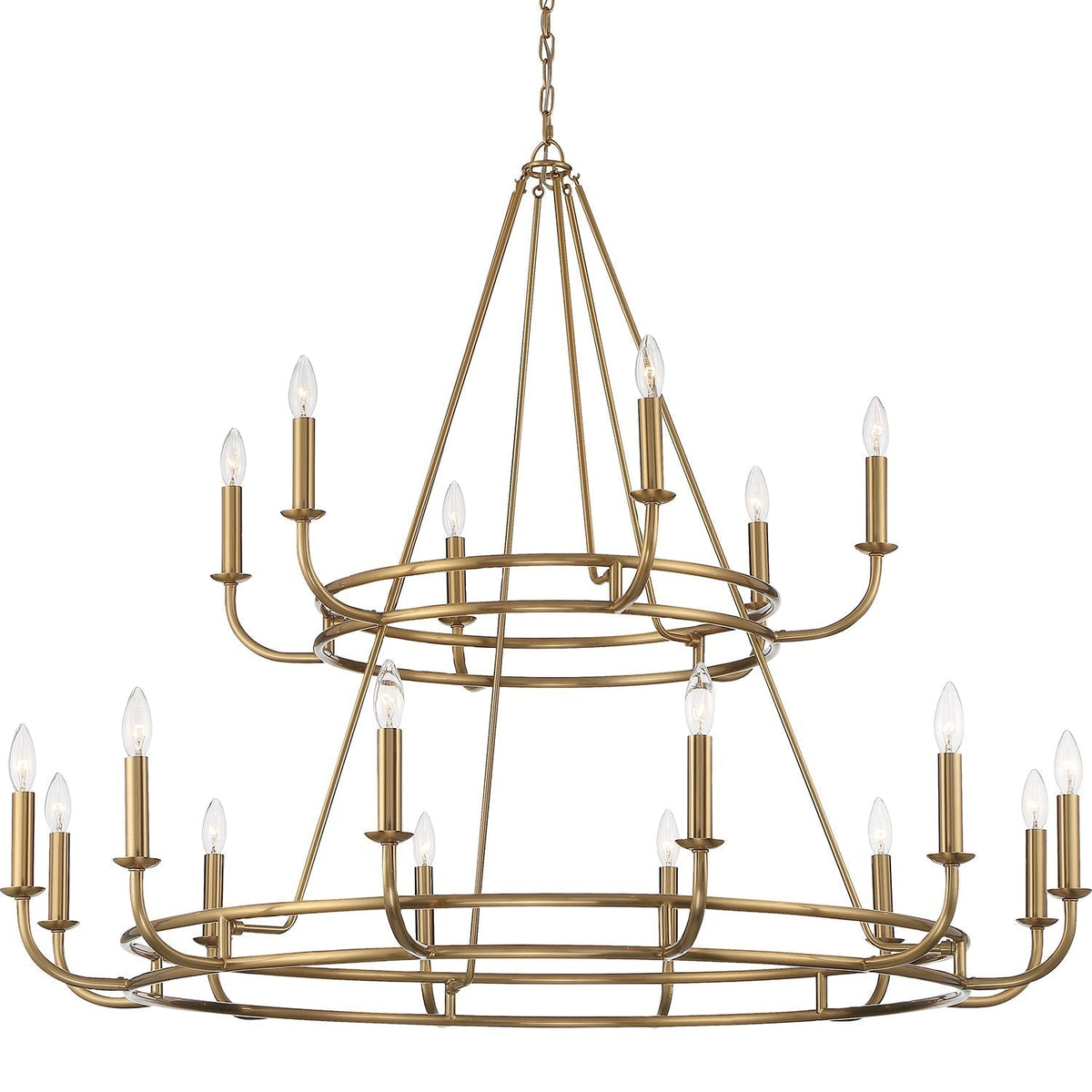 Xenuvyh Modern Minimalist Vintage Industrial Metal Chandelier