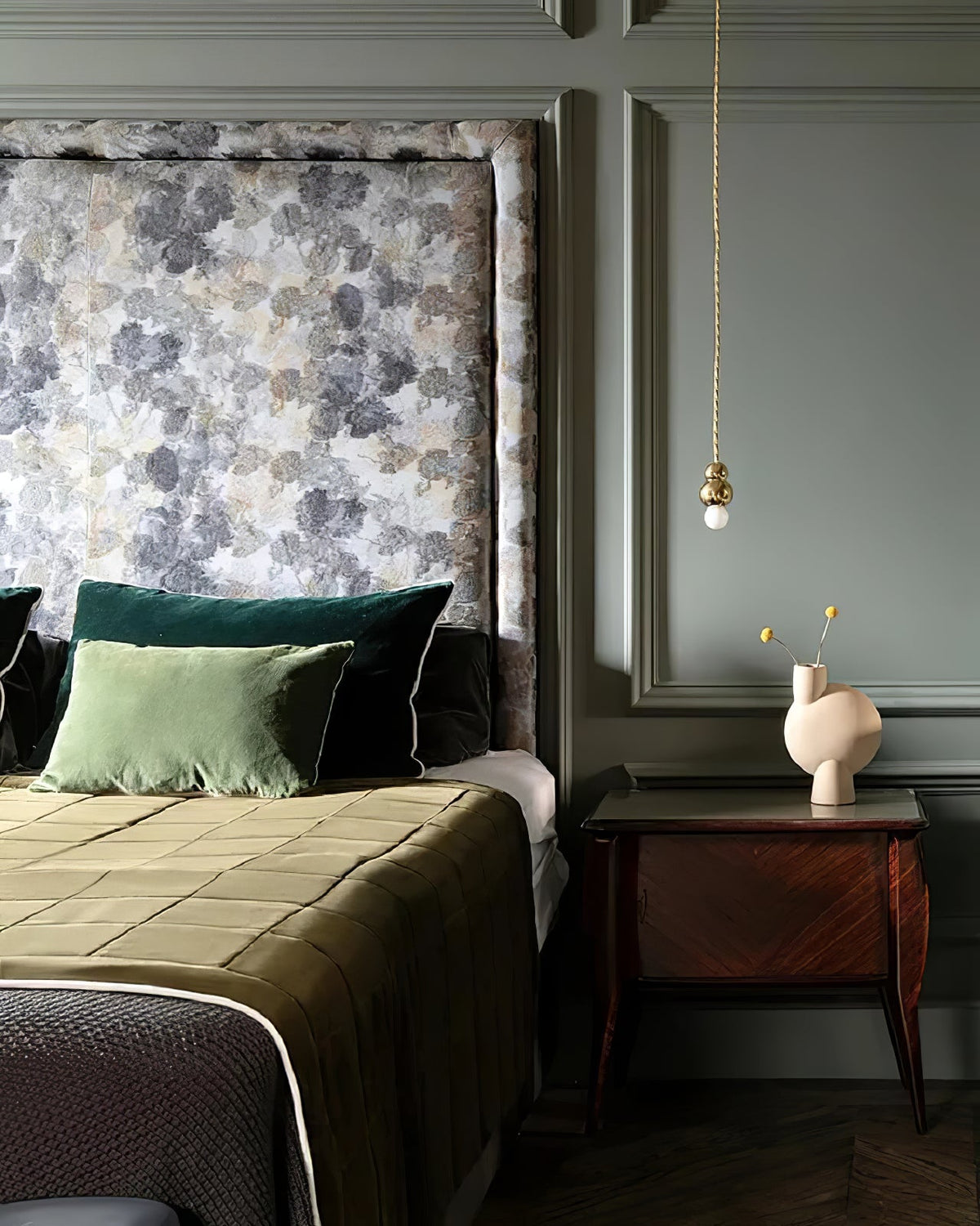 Moderne glaspendellampe Bubbly