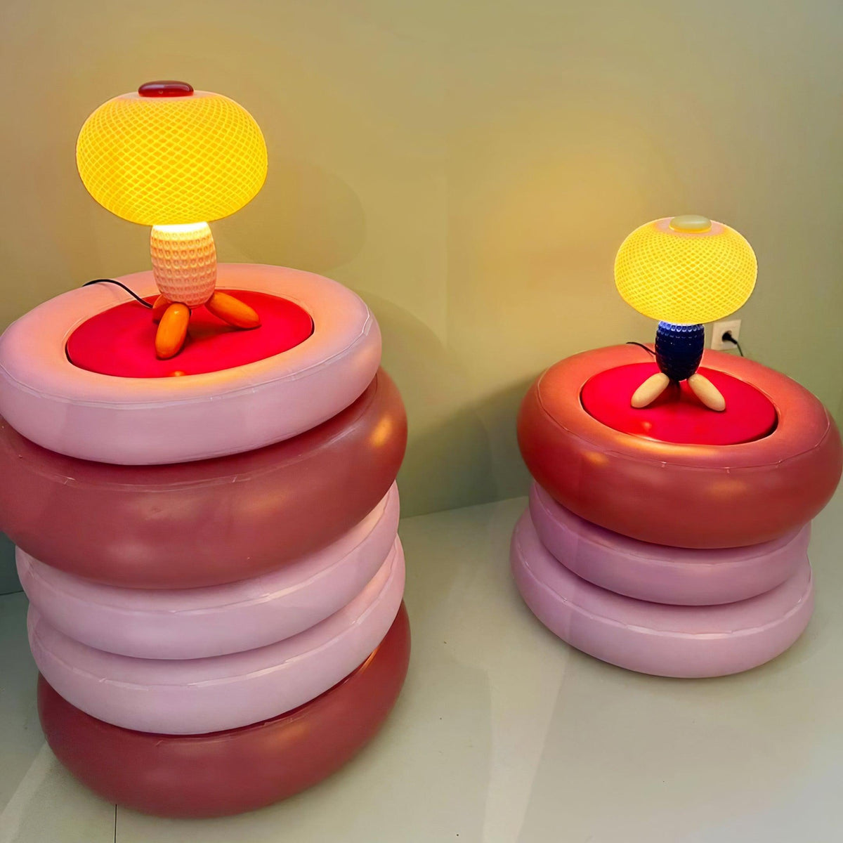 Eirarielle moderne bordlampe i glas