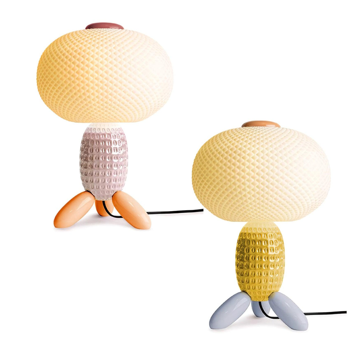 Eirarielle moderne bordlampe i glas