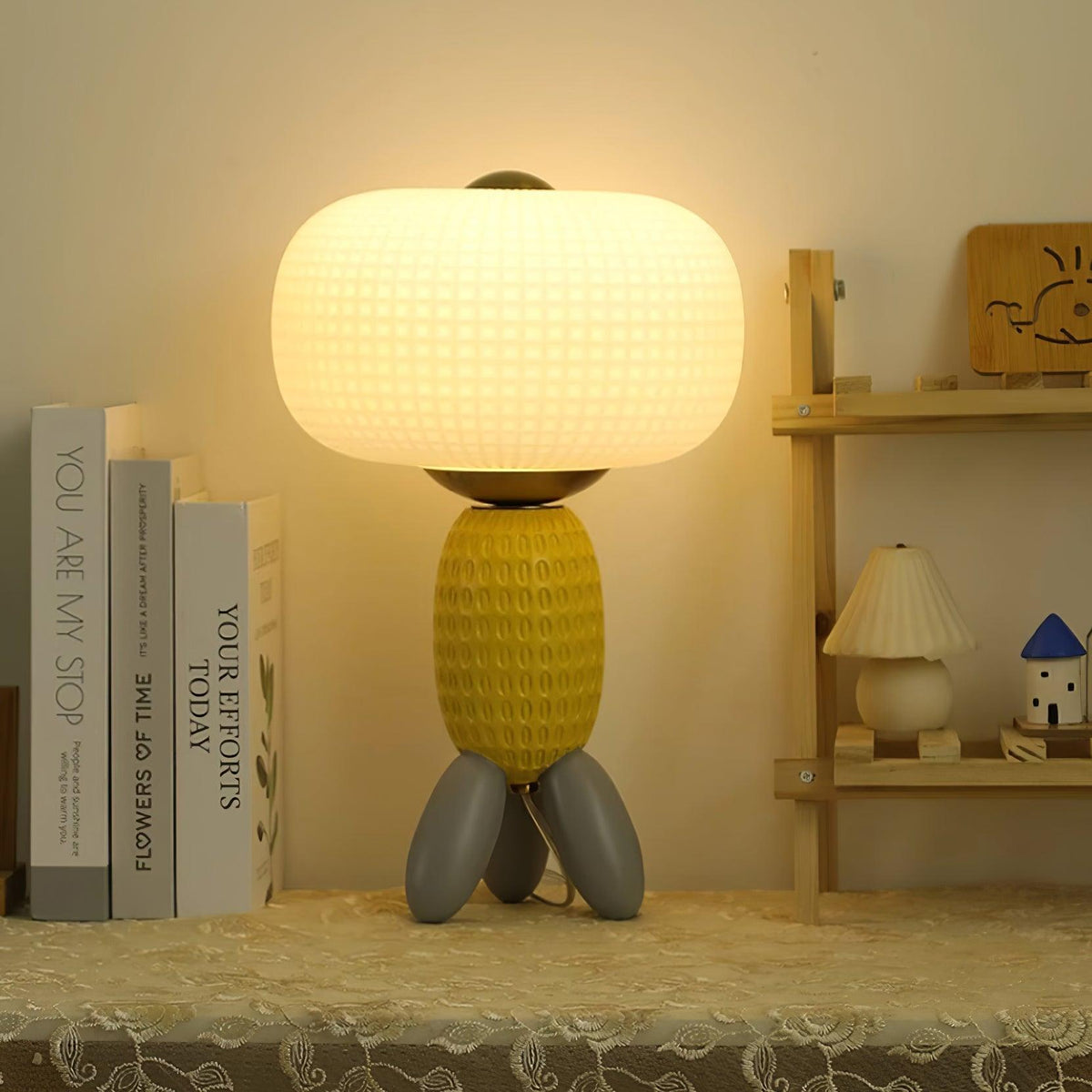Eirarielle moderne bordlampe i glas