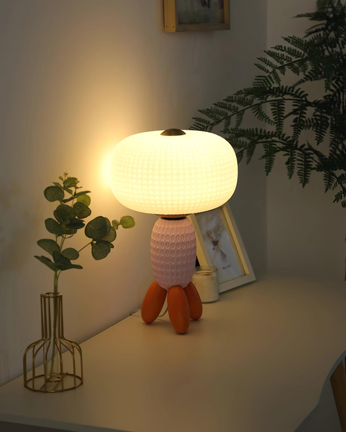 Eirarielle moderne bordlampe i glas