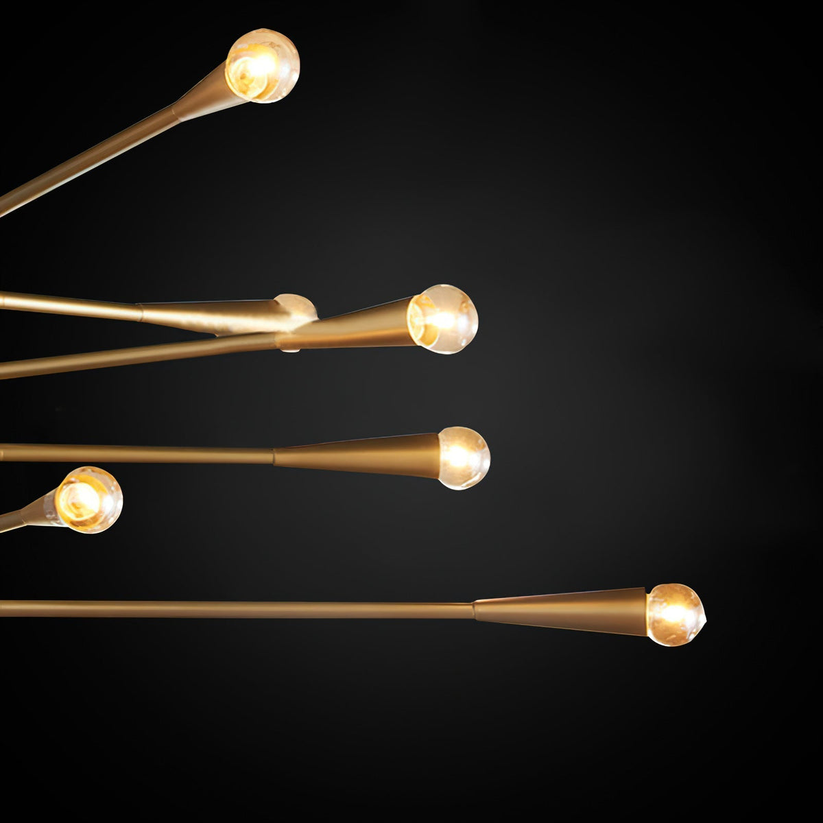 Sifuvyu moderne minimalistisk lysekrone i messing og metal