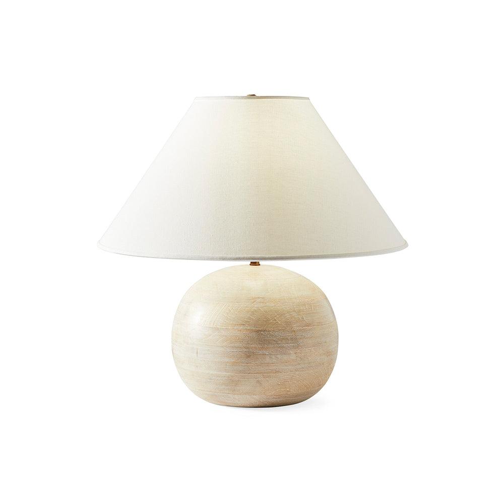 Domino minimalistisk bordlampe i træ