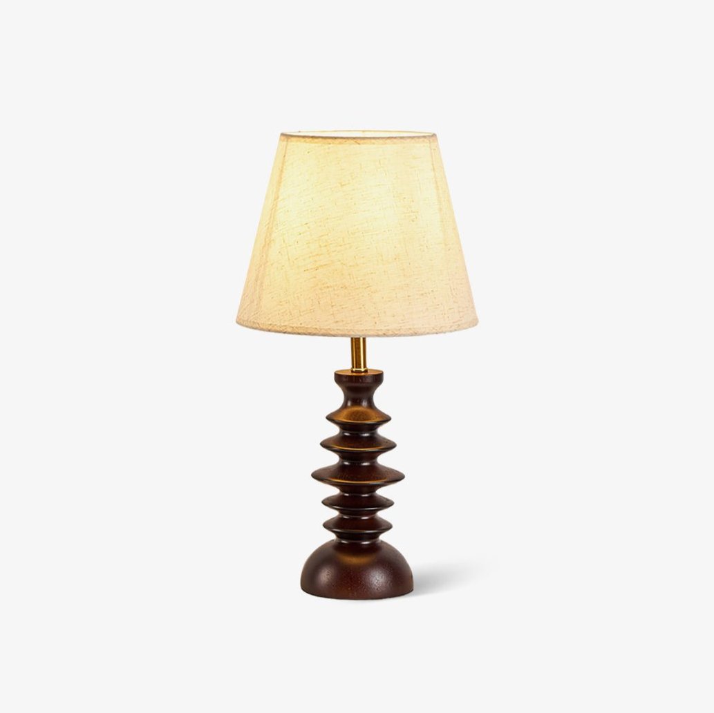 Candeeiro de mesa vintage de tecido Tivoce