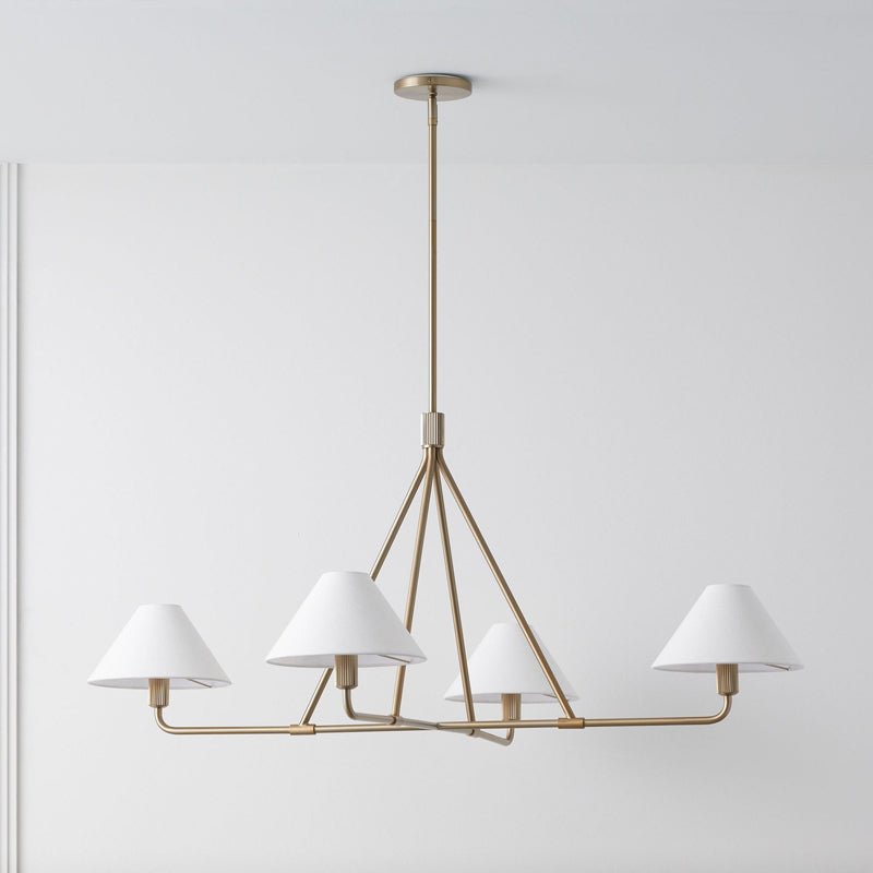 Candelabro de vaso com cúpula cónica, minimalista