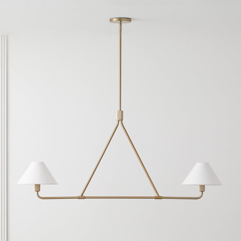 Candelabro de vaso com cúpula cónica, minimalista