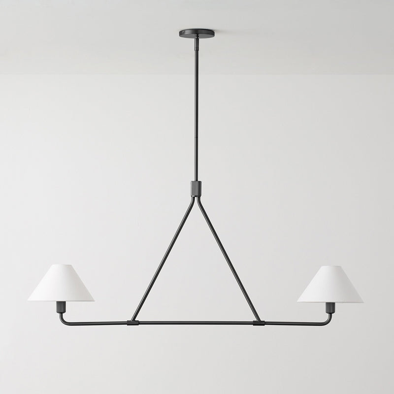 Candelabro de vaso com cúpula cónica, minimalista