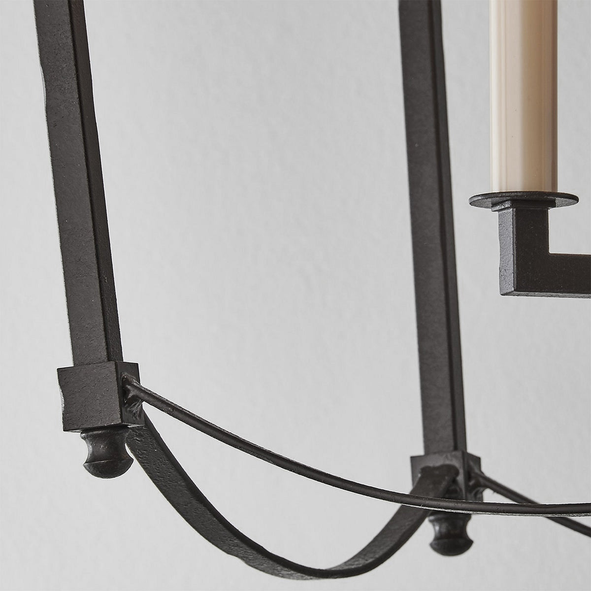 Xenuvyu moderne minimalistisk industriel pendellampe i sort metal og lanterne