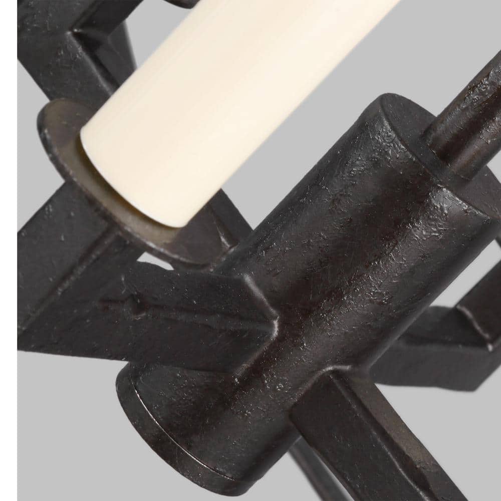 Xenuvyu moderne minimalistisk industriel pendellampe i sort metal og lanterne