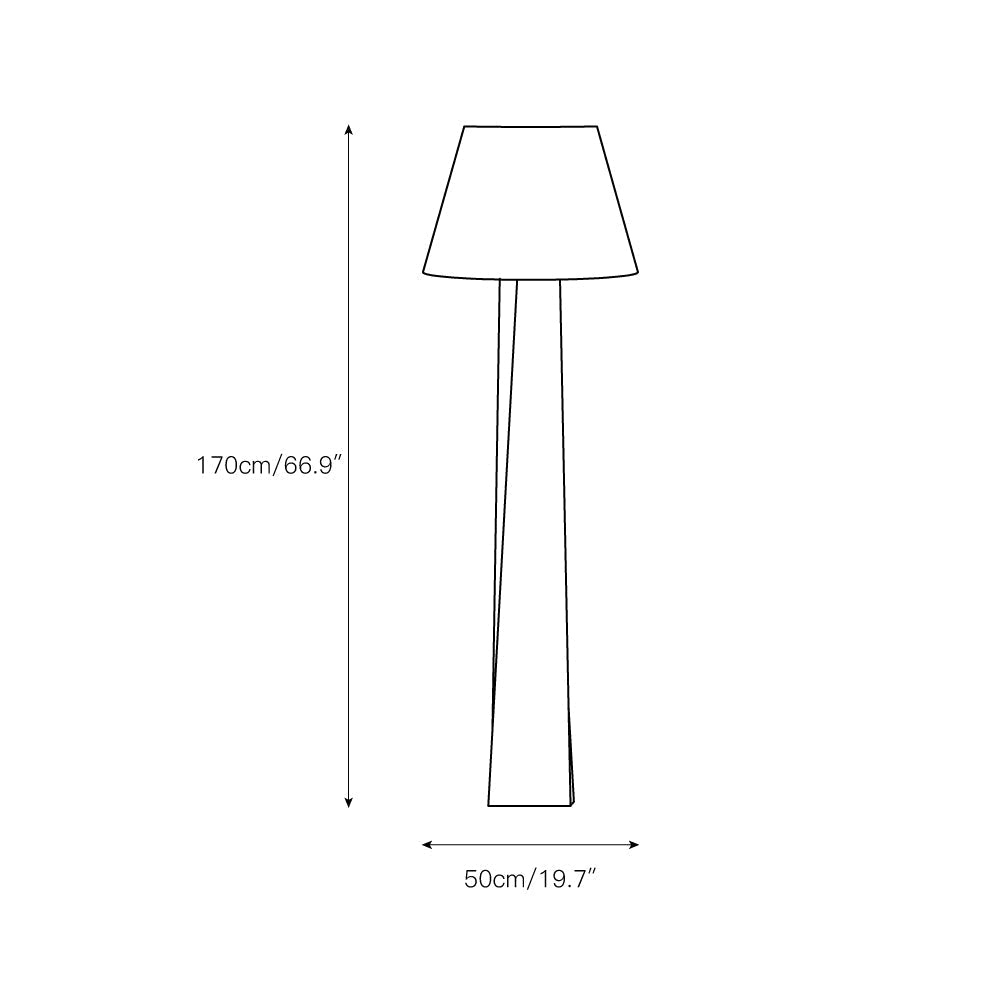 Terioelia-gulvlampe