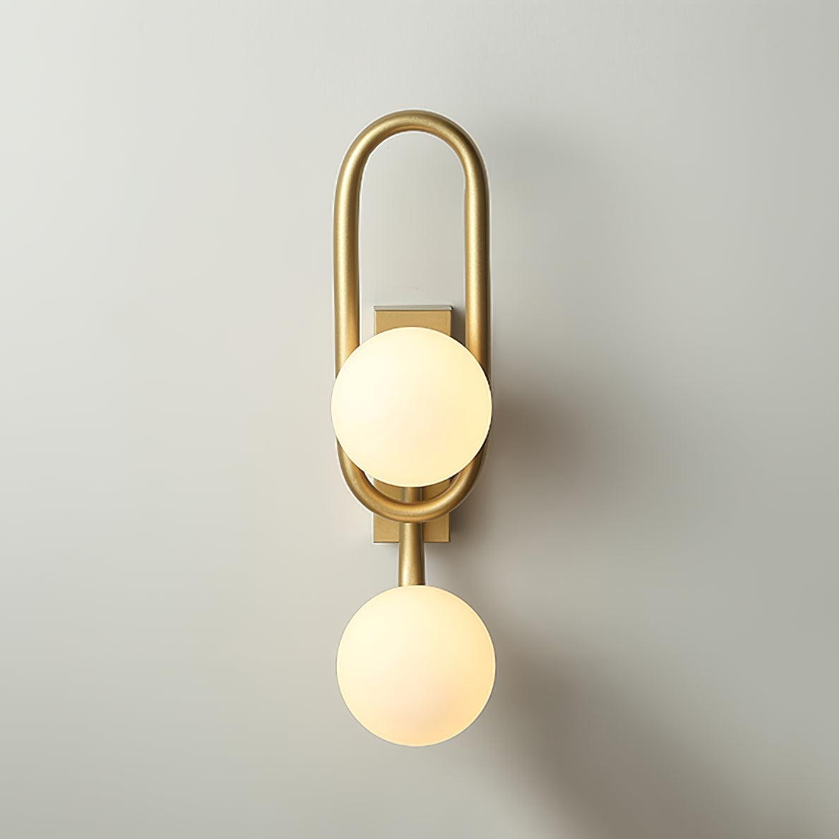 Alphaia moderne minimalistisk væglampe i glas