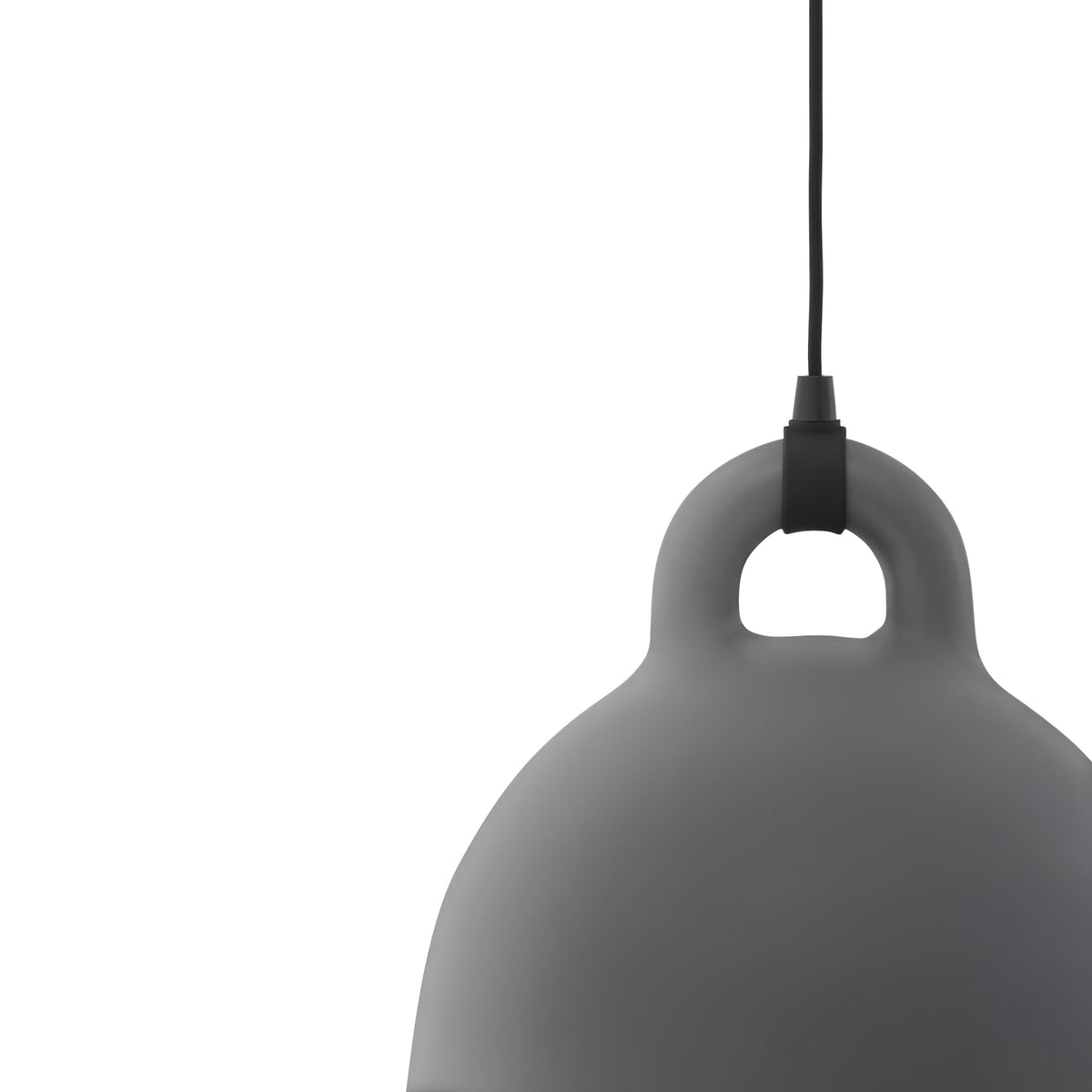 Candeeiro suspenso minimalista em resina