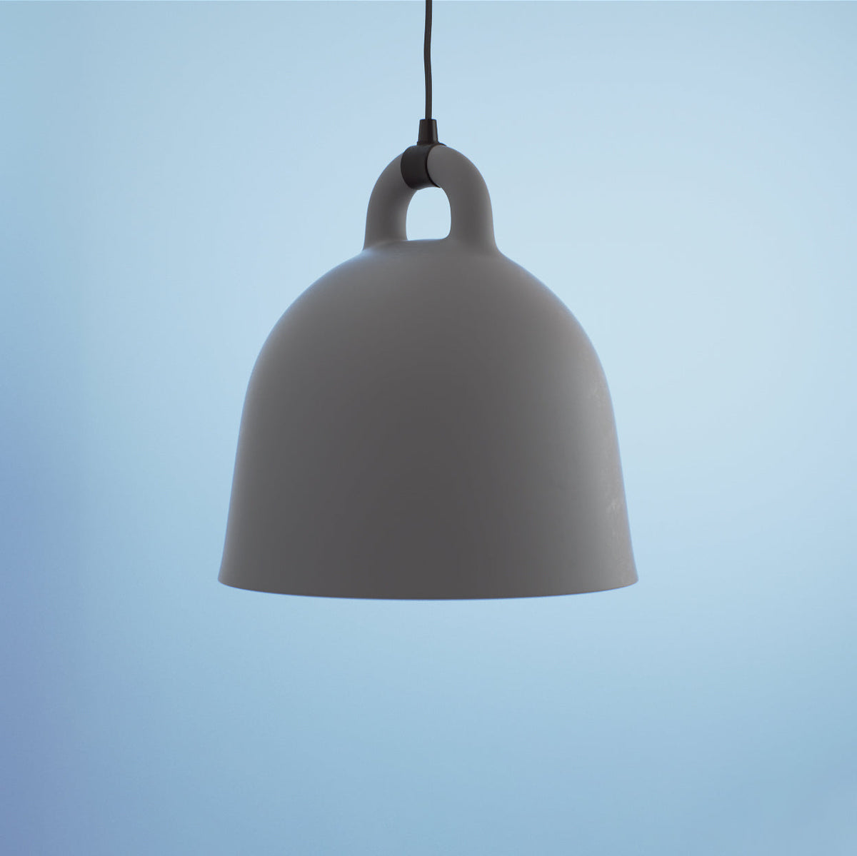 Candeeiro suspenso minimalista em resina