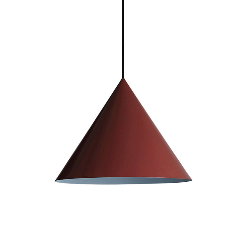 Candeeiro suspenso Caeluvyu em metal escuro de estilo minimalista moderno