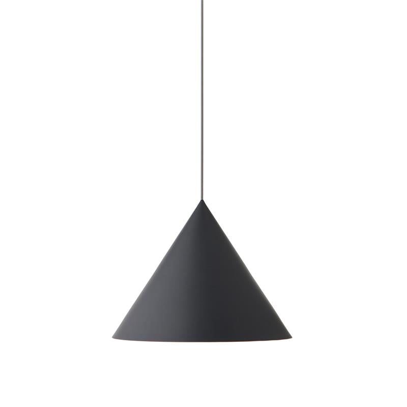 Candeeiro suspenso Caeluvyu em metal escuro de estilo minimalista moderno