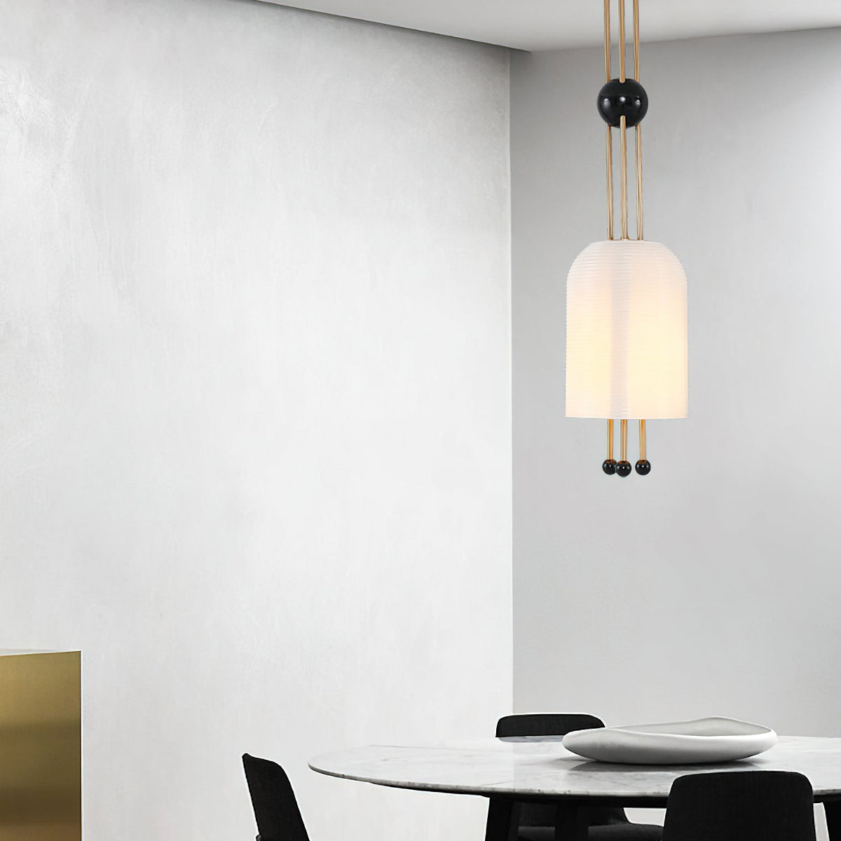 Qir traditionel elegant pendel i glas