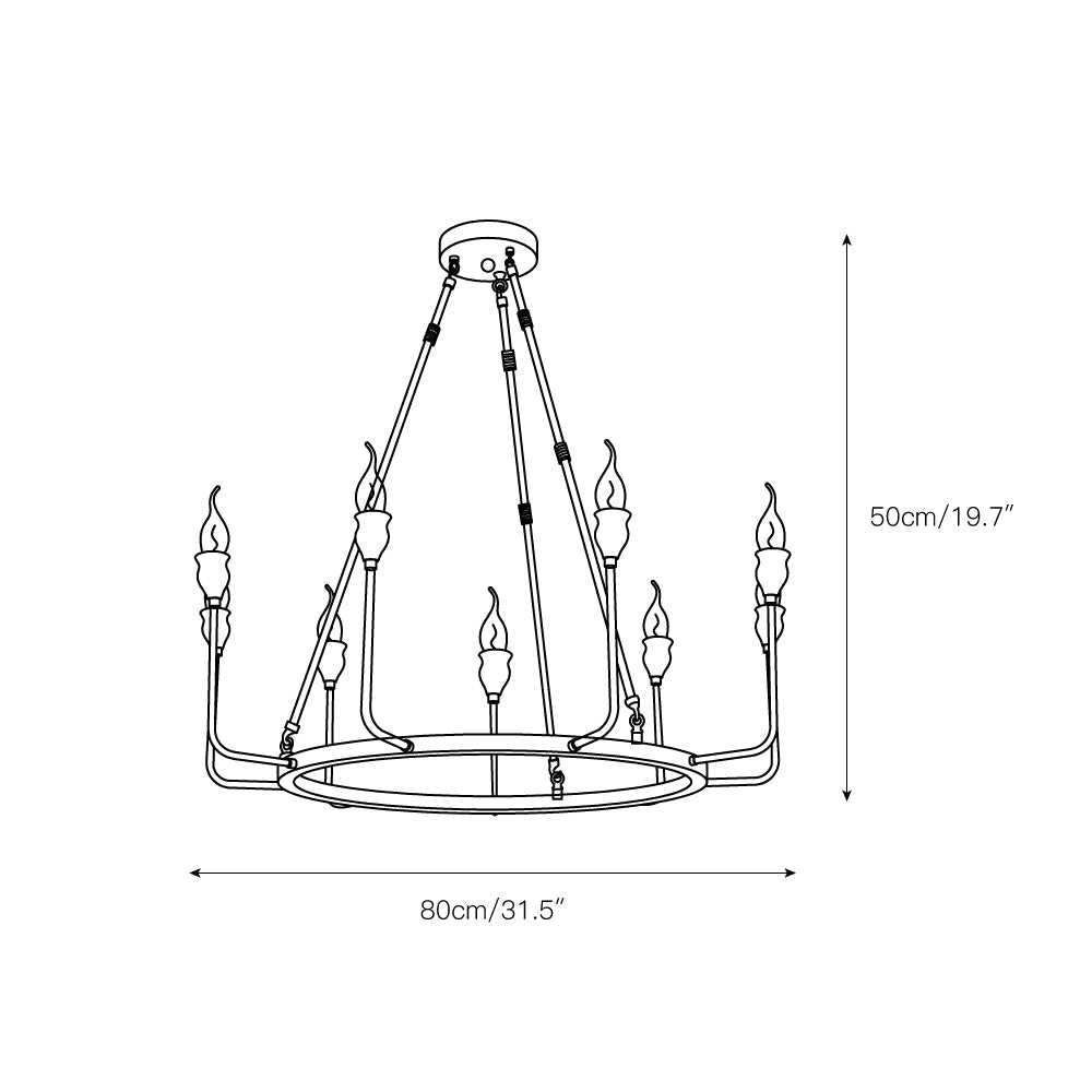 Candelabro de velas Mirerine