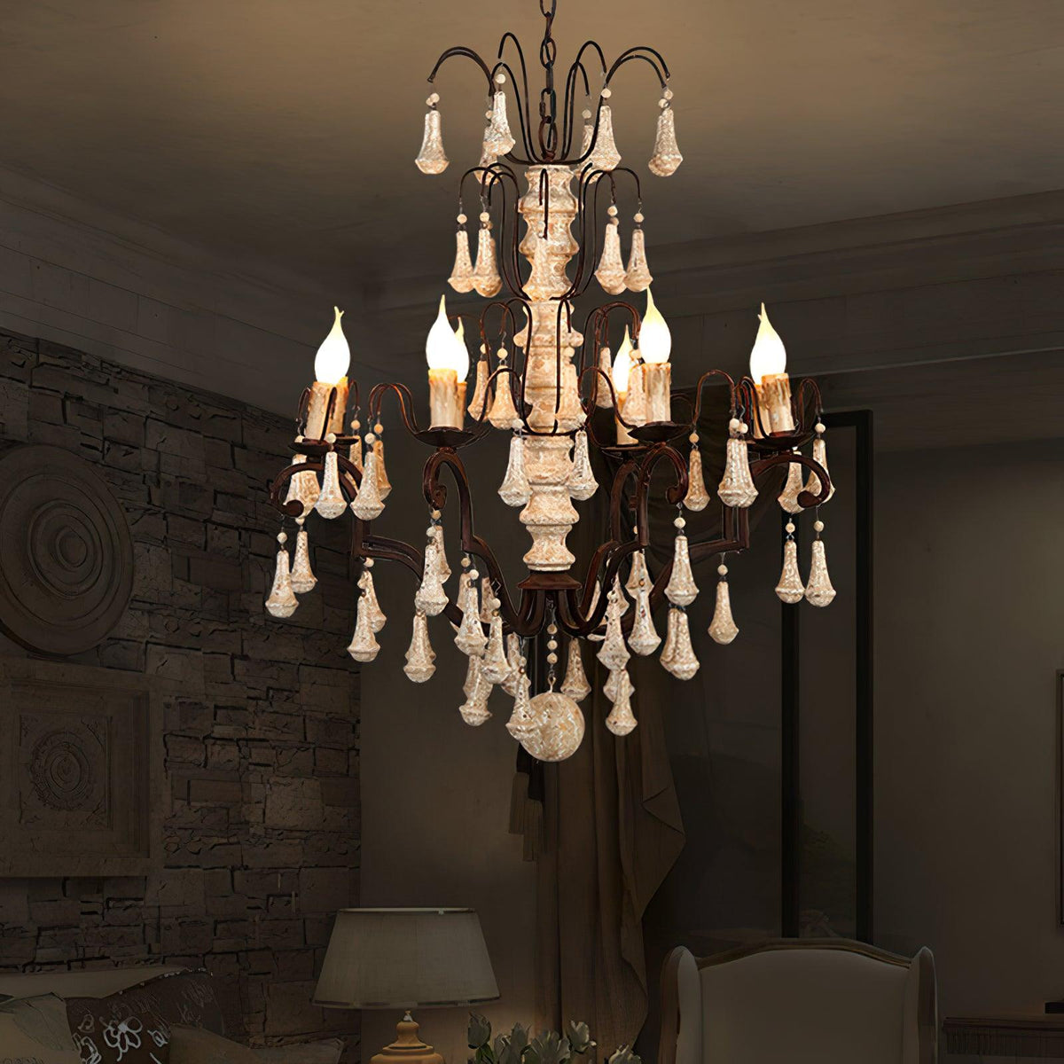 Jonas lyxig kristallkrona