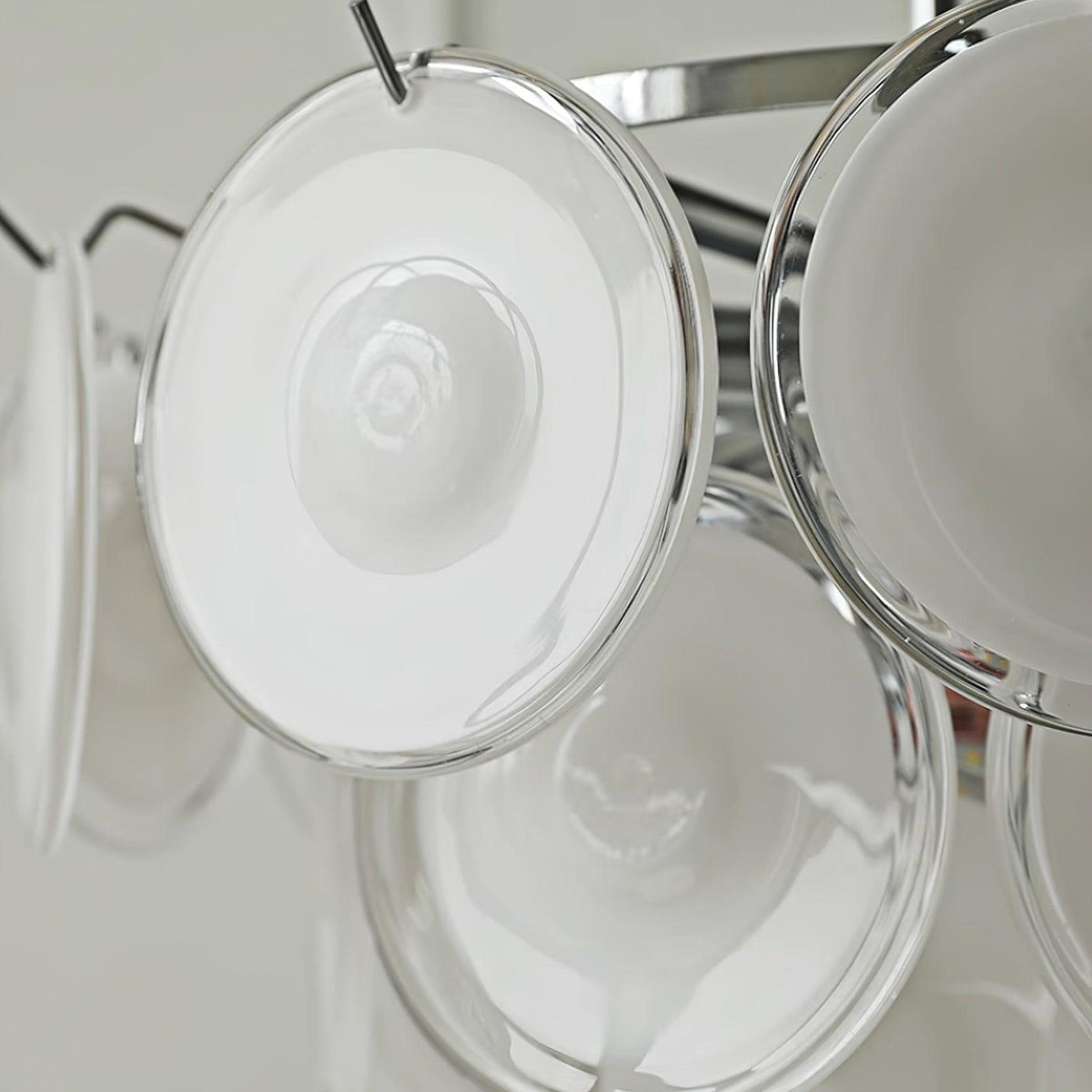 Lumirae lysekrone, kaskade af matterede glasskiver