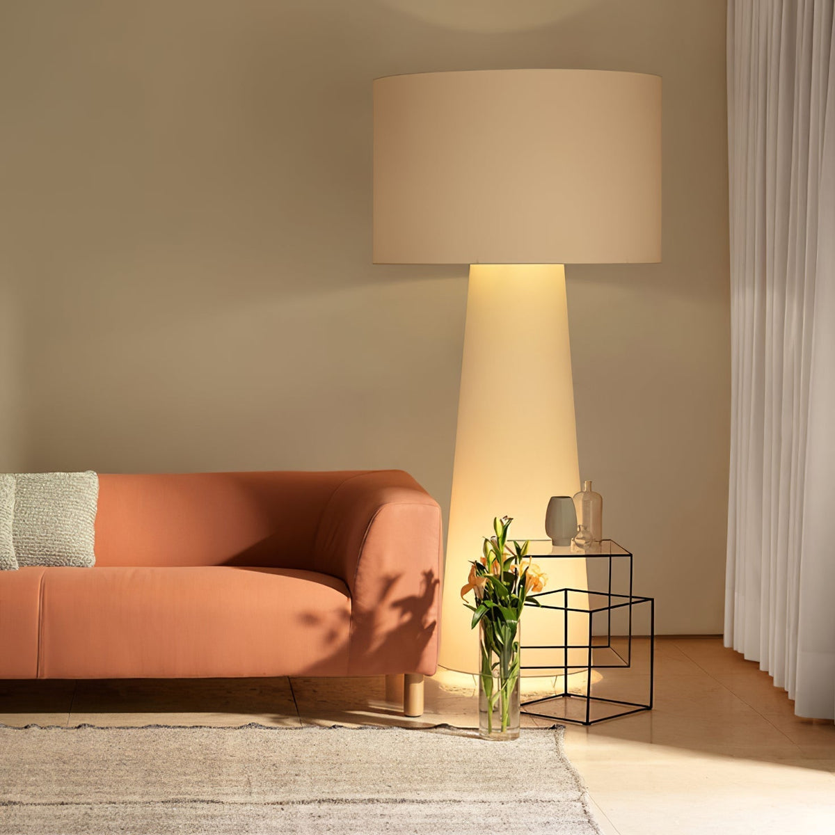 Viraalella golvlampa