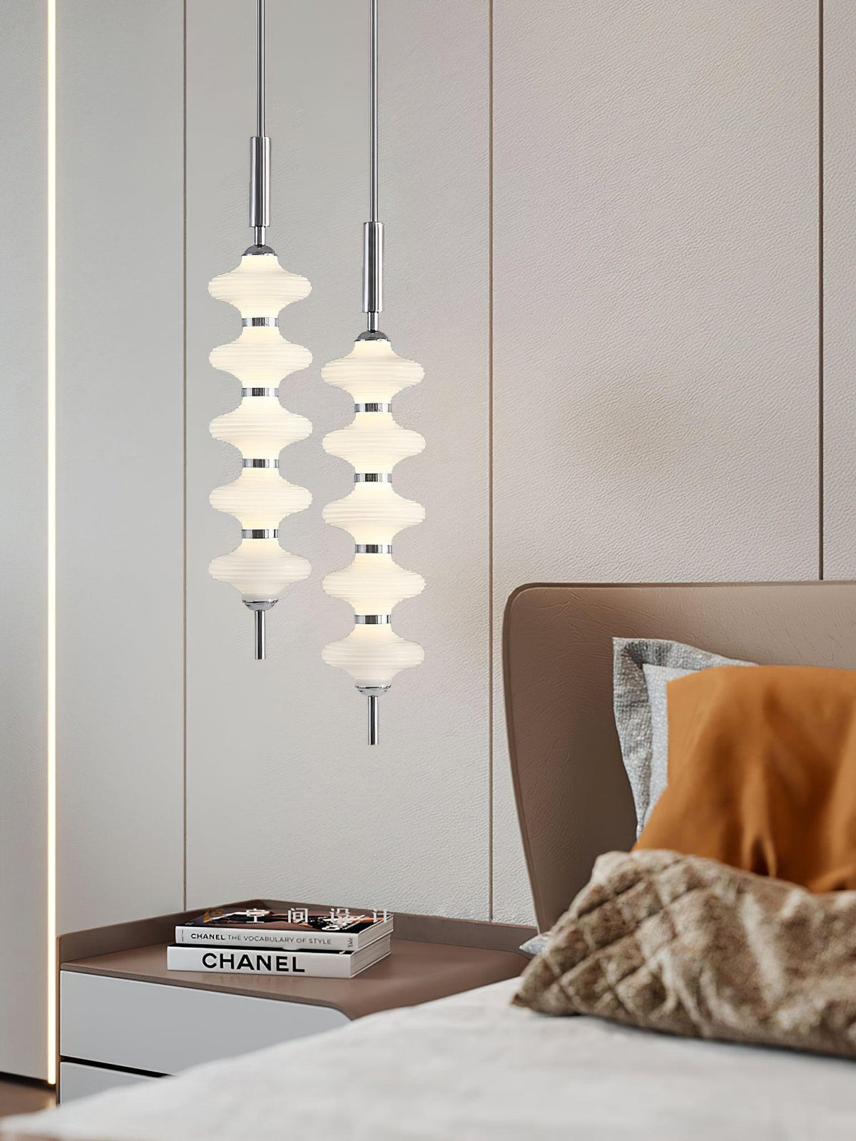 Vesperare pendellampa i glas