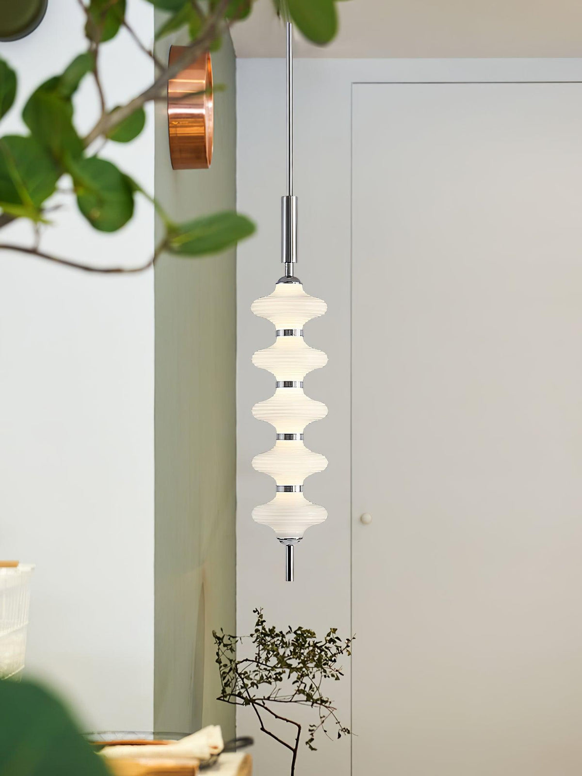 Vesperare pendellampa i glas