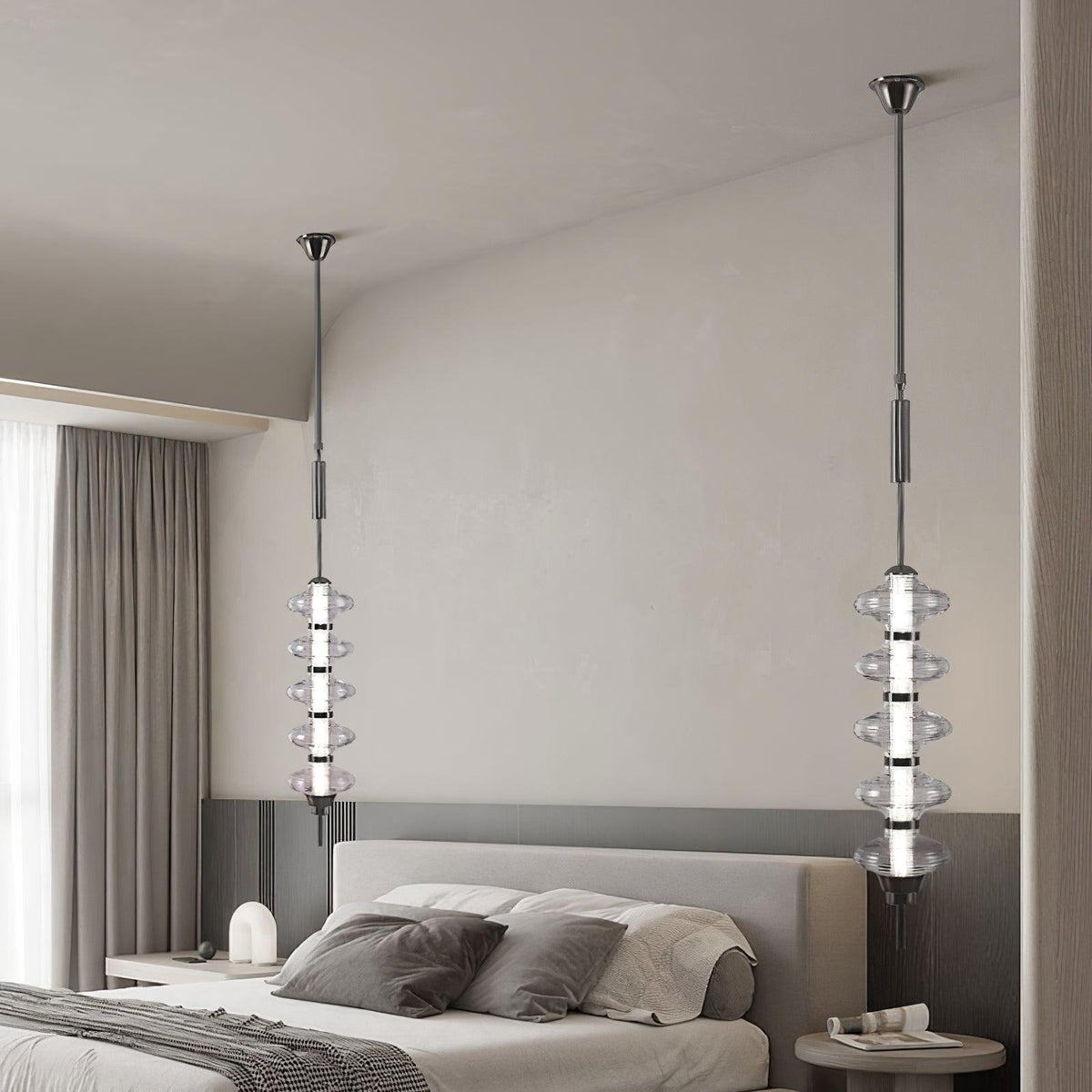 Vesperare pendellampa i glas