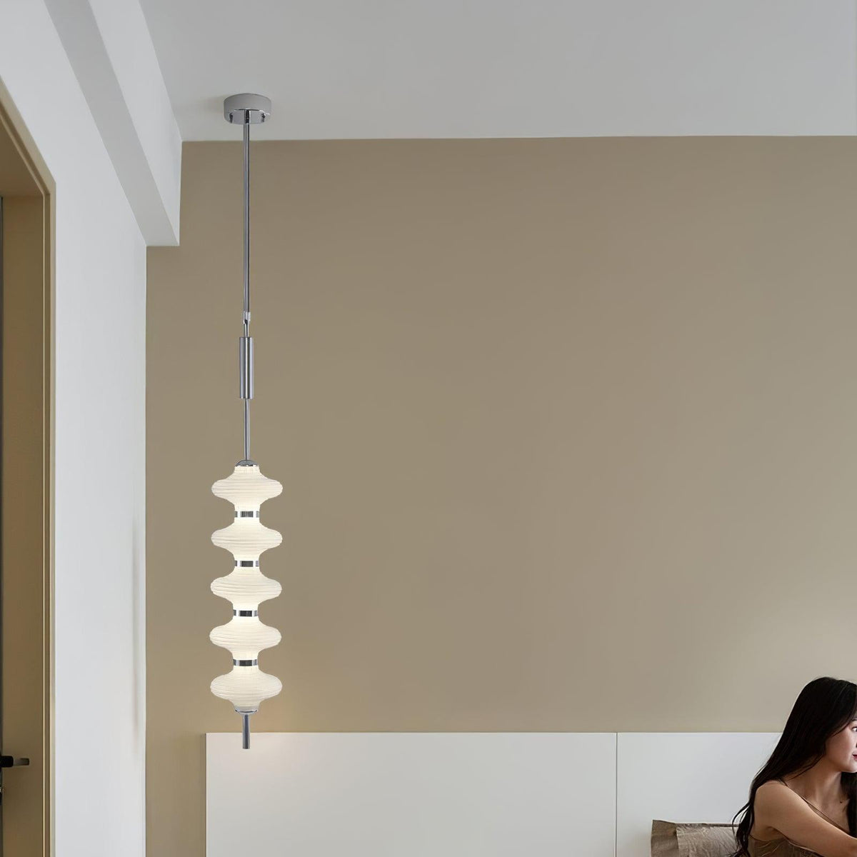 Vesperare pendellampa i glas