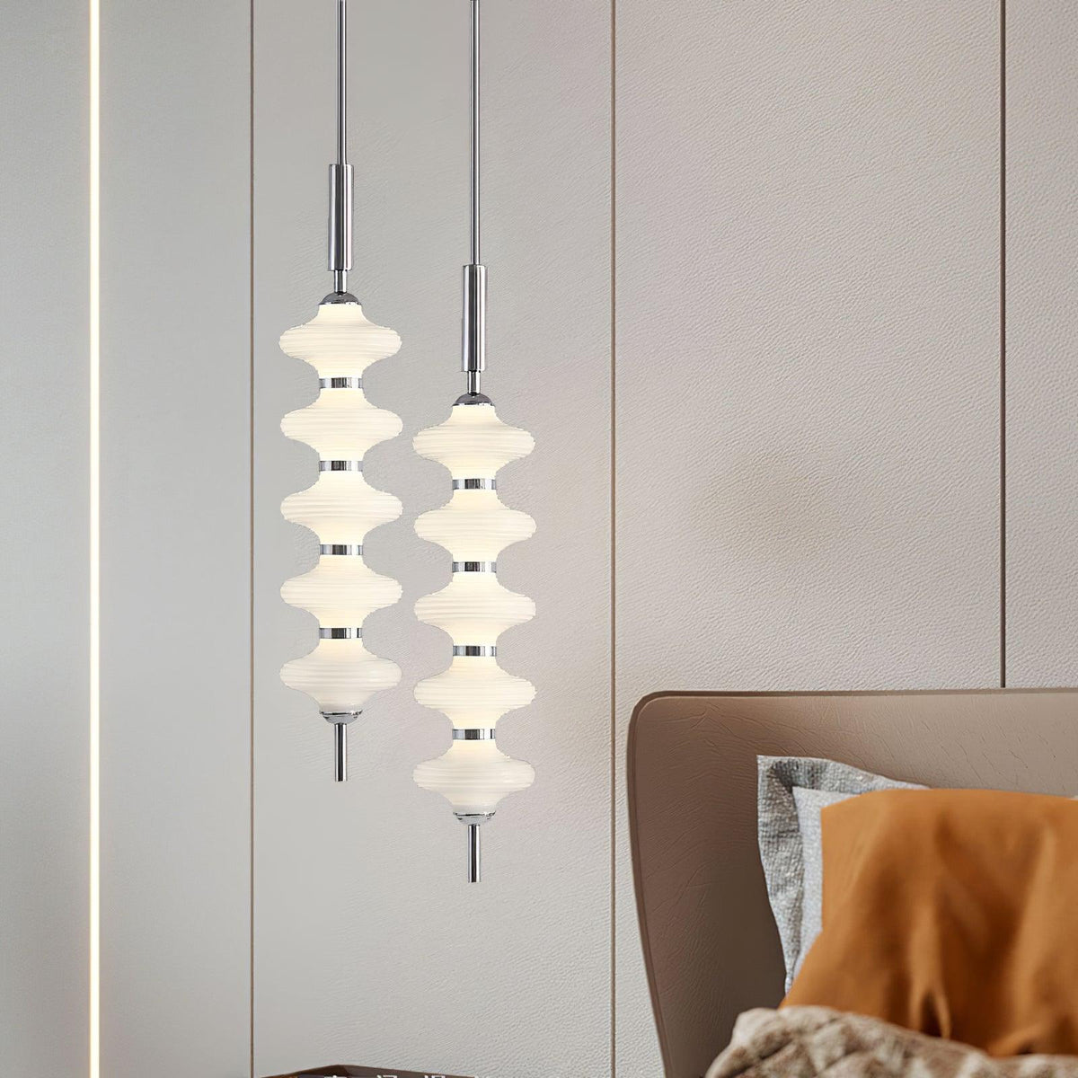 Vesperare pendellampa i glas