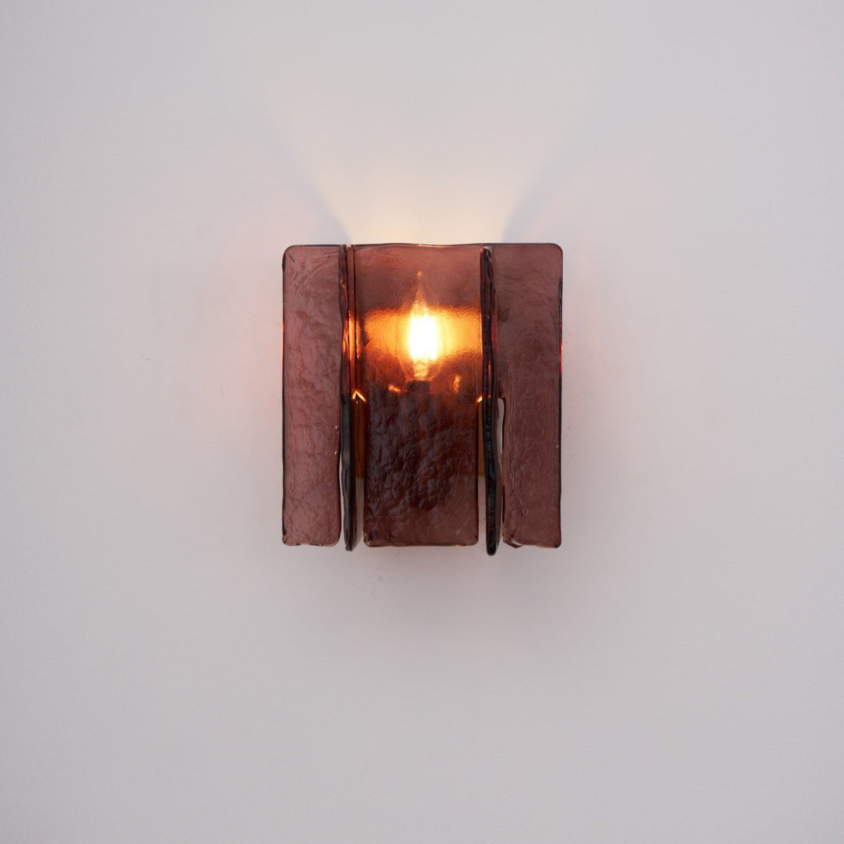 Celuaine Wall Light Brass Glass Clear
