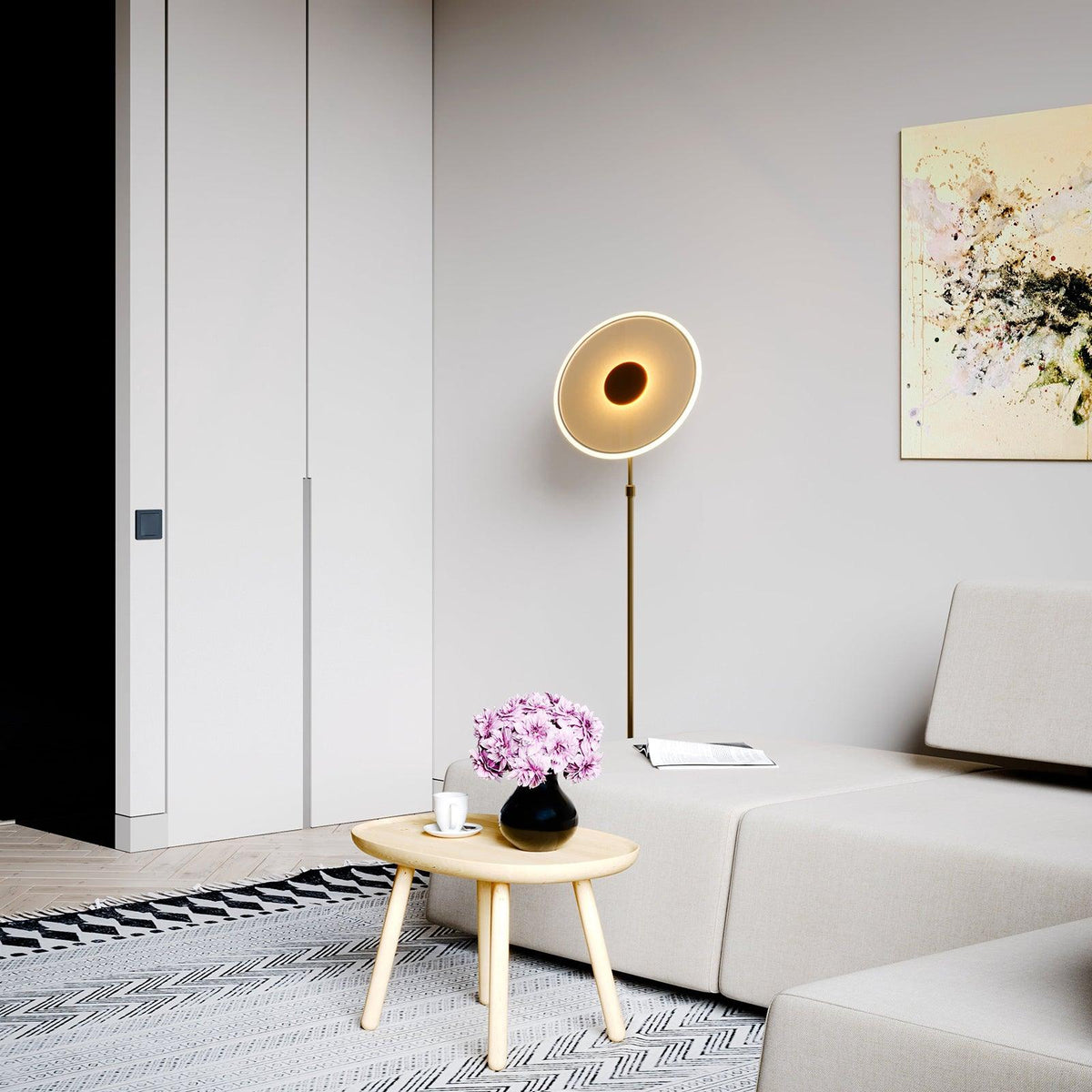 Abir minimalistisk gulvlampe