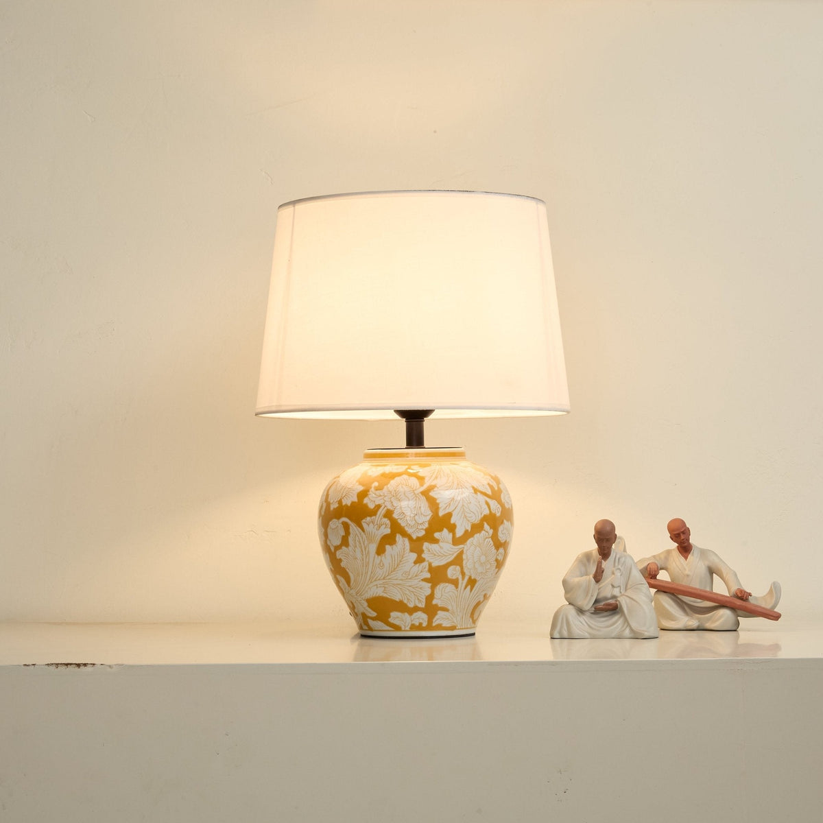 Ceriseria Blazing Blossom-keramikbordlampe