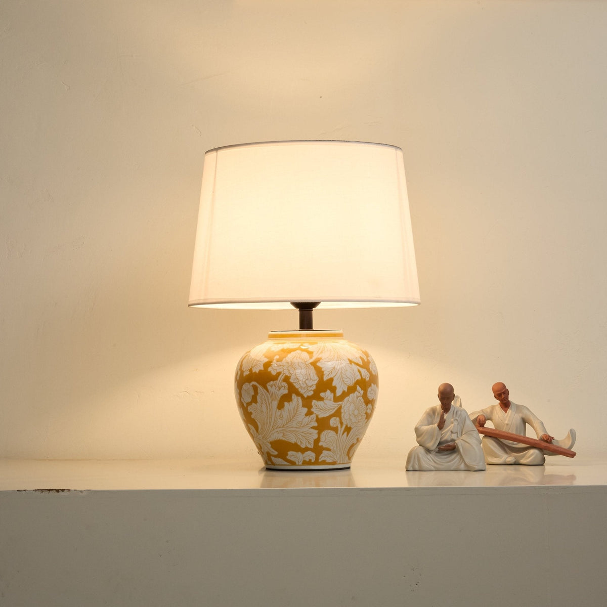 Ceriseria Blazing Blossom-keramikbordlampe