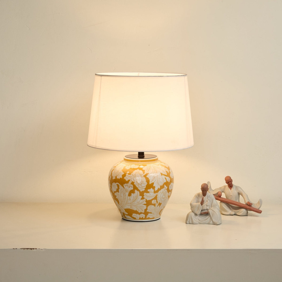 Ceriseria Blazing Blossom-keramikbordlampe