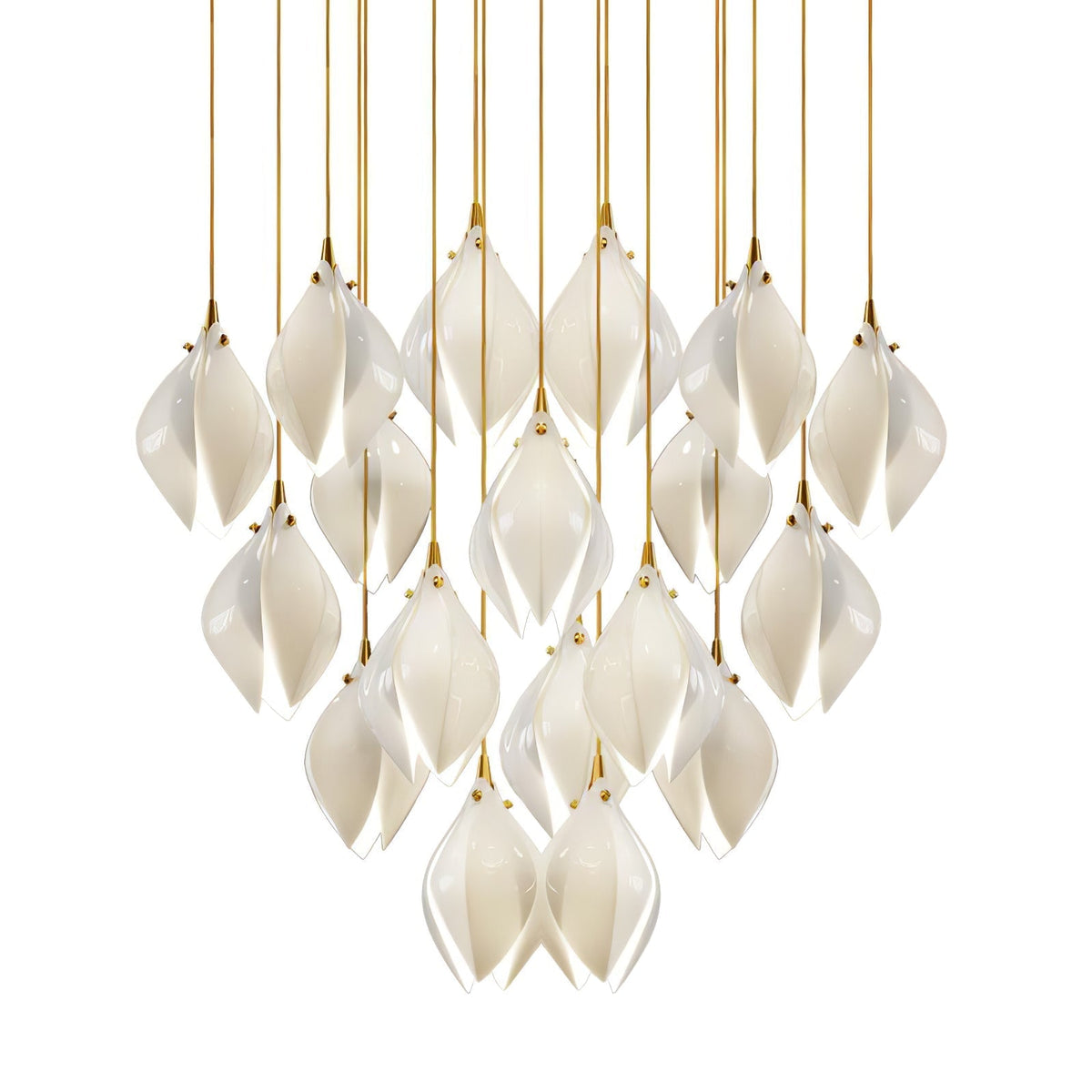 Fioenaya Pendant Lamp White Floral Ceramic