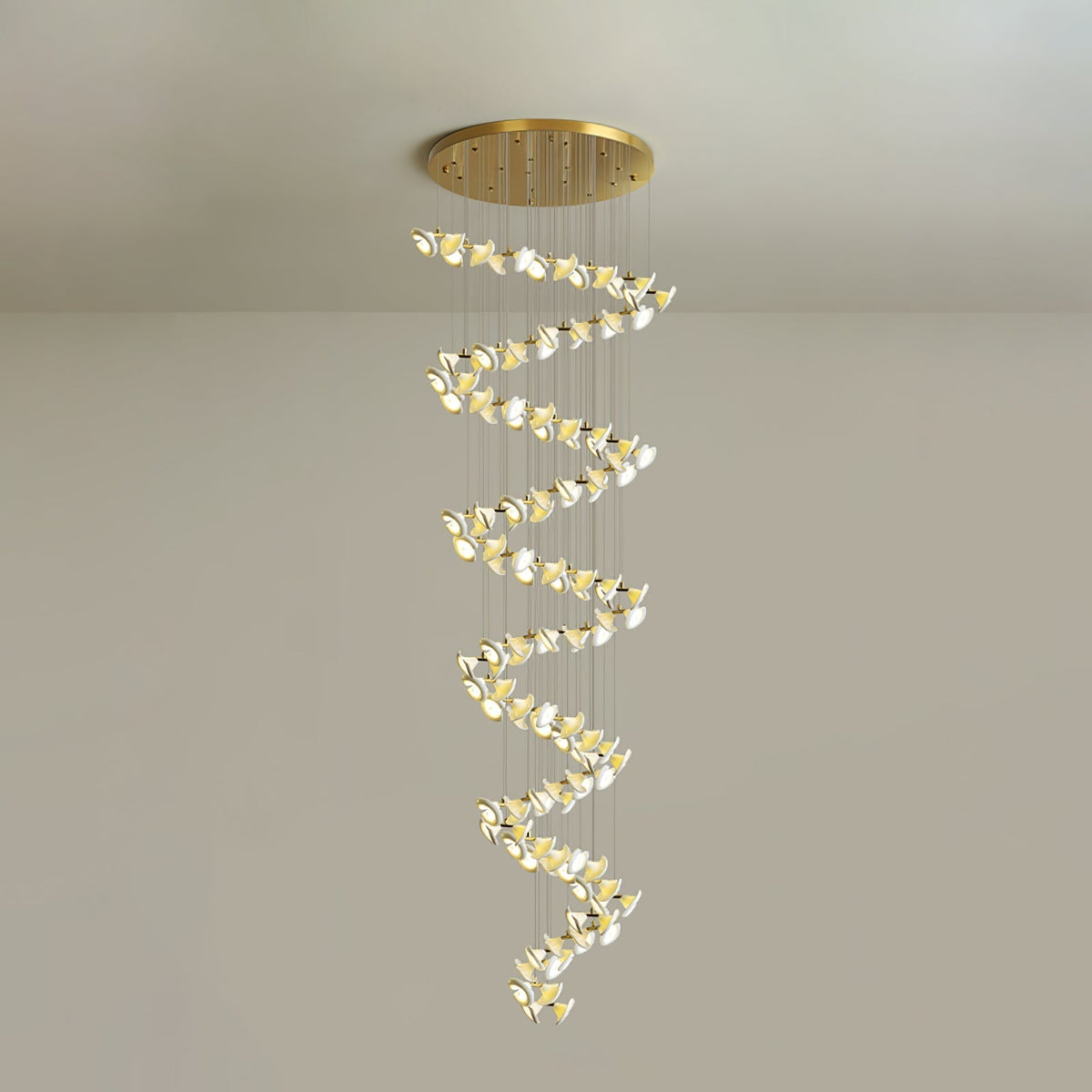 Candeeiro de teto de cerâmica Art Déco Ernoreth