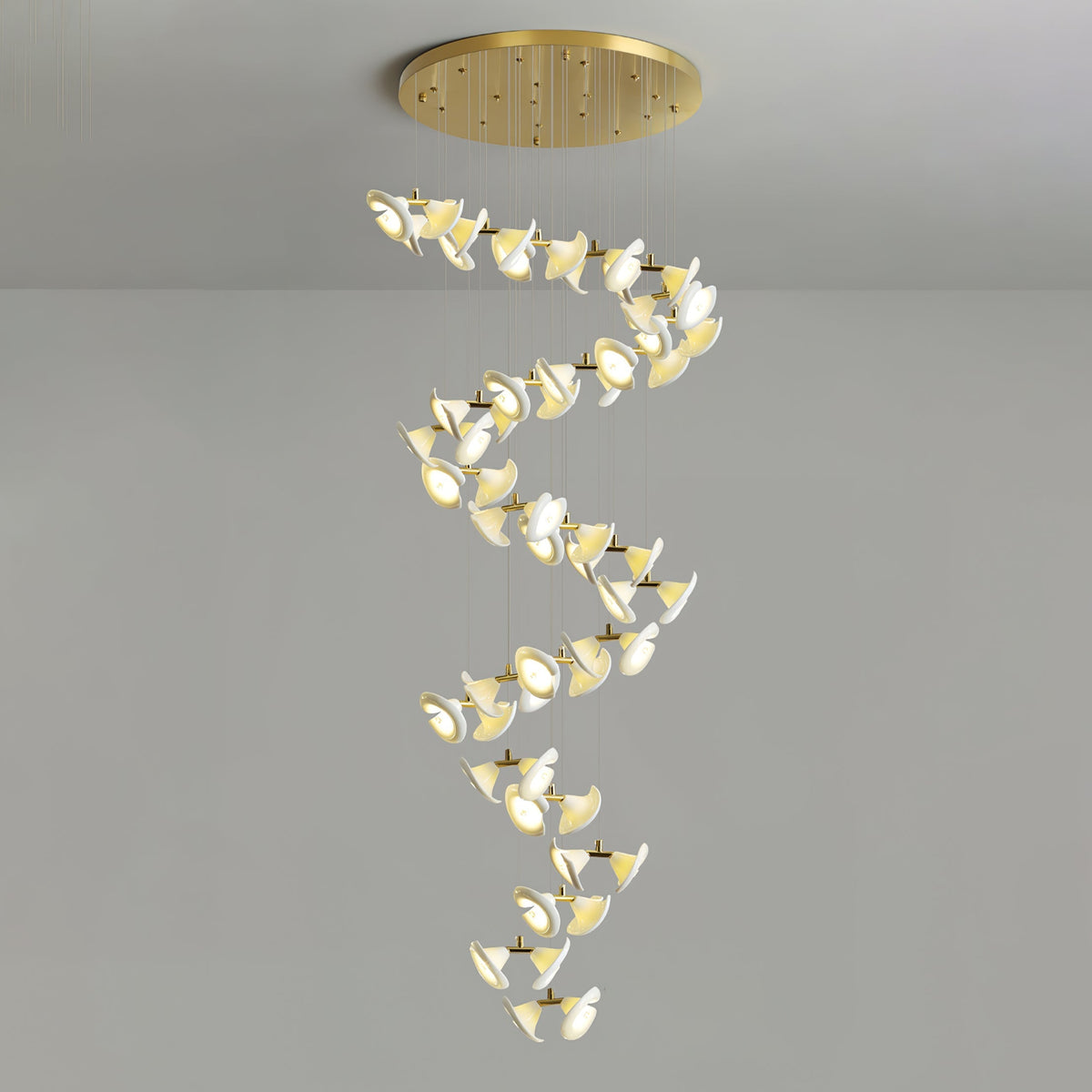 Candeeiro de teto de cerâmica Art Déco Ernoreth