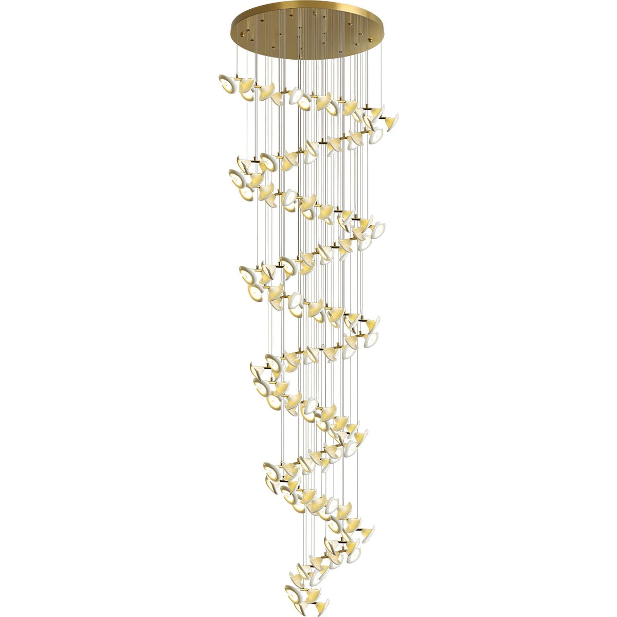 Candeeiro de teto de cerâmica Art Déco Ernoreth