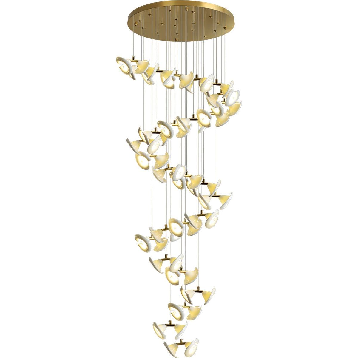Candeeiro de teto de cerâmica Art Déco Ernoreth