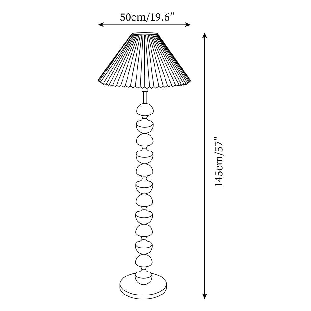Bobbin-gulvlampe