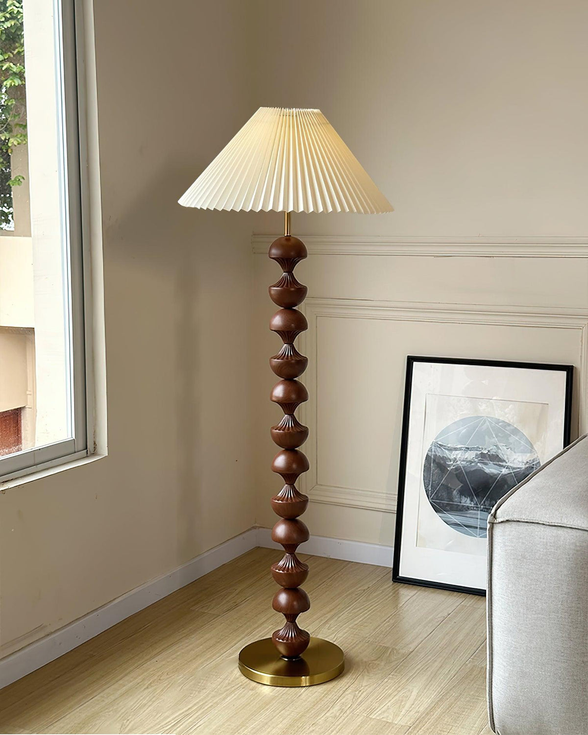 Bobbin-gulvlampe