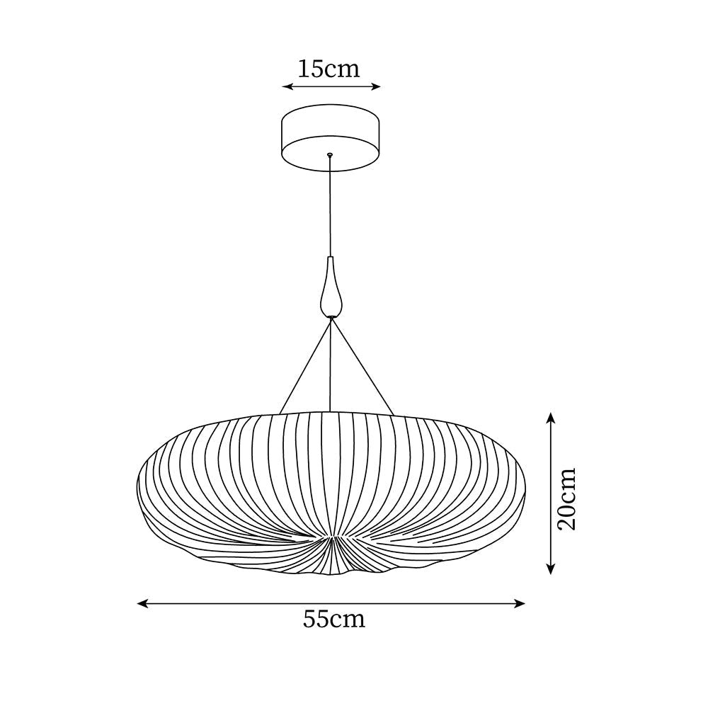 Bobby oval pendellampe