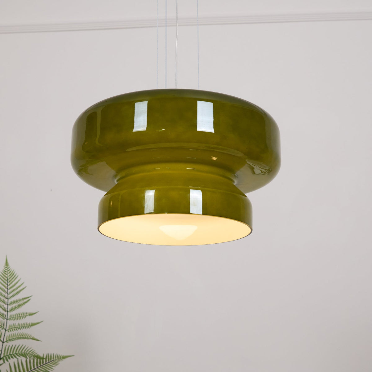 Zerithce moderne minimalistisk pendellampe i glas
